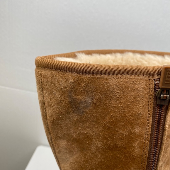 UGG SUMNER ZIPPER BOOT CHESTNUT SIZE 8 - Picture 12 of 14